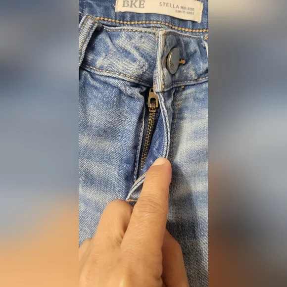 BKE Stella Mid-Rise Ankle Skinny Stretch Jean Size 23 - Picture 15 of 16